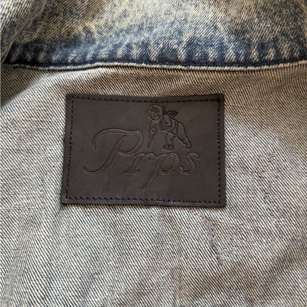 PRPS Distressed Denim Star Jacket - Picture 5 of 5